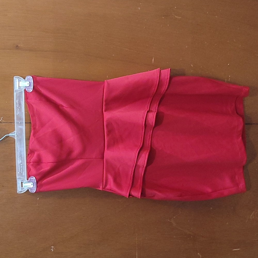 WetSeal Strapless Red Dress!!